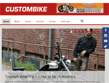 Tablet Screenshot of custombike.de